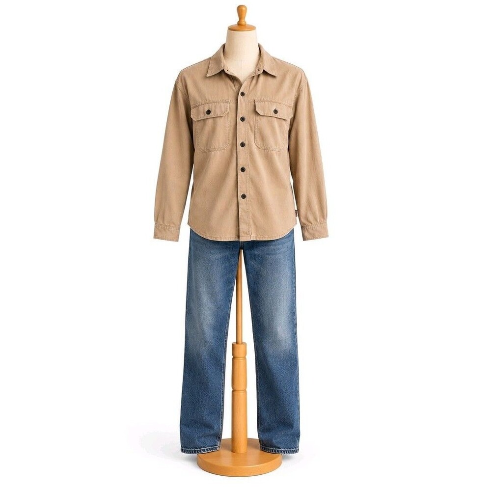 Patagonia Men's Large Hemp Blend Utility Workwear Shirt – Tan